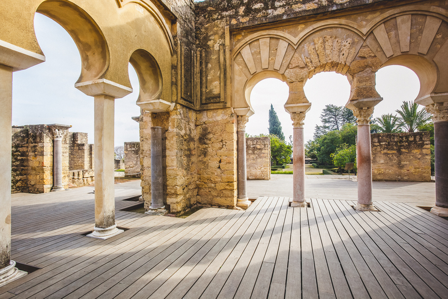 Salón Basilical de la Medina Azahara de Córdoba