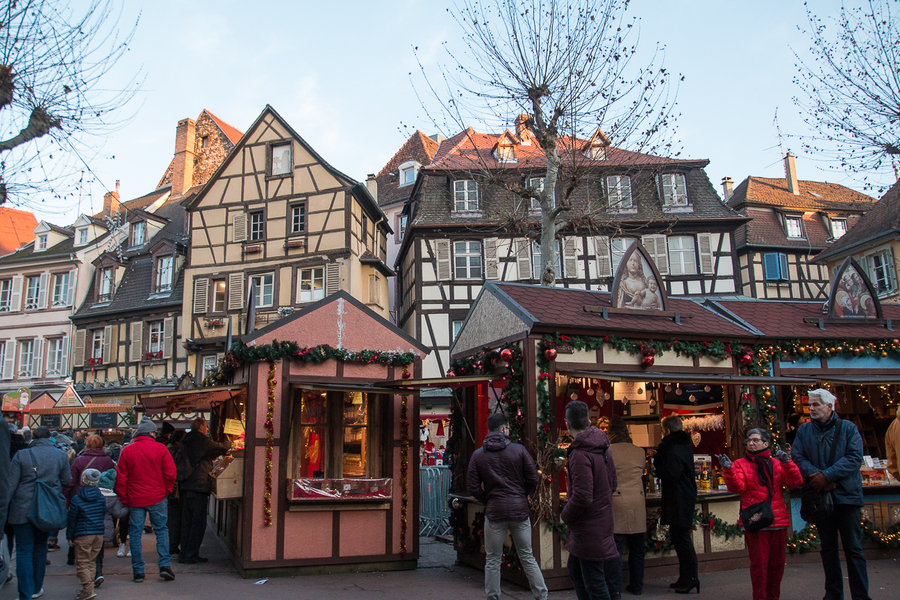 mercadillo de navidad en colmar