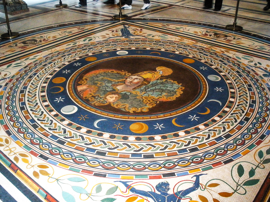mosaicos en los museos vaticanos