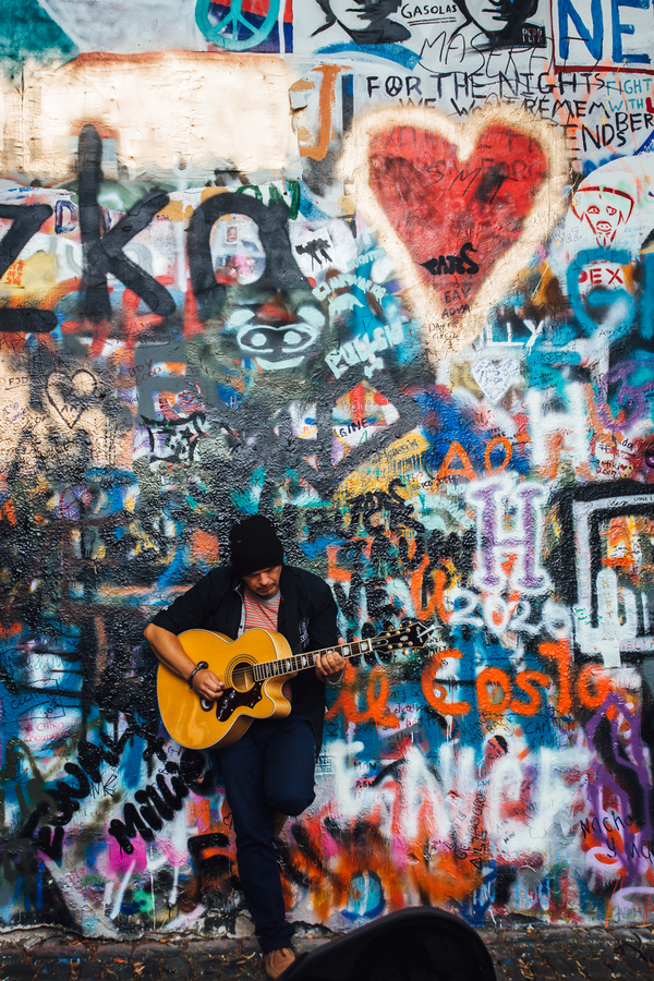 Muro de John Lenon en Praga