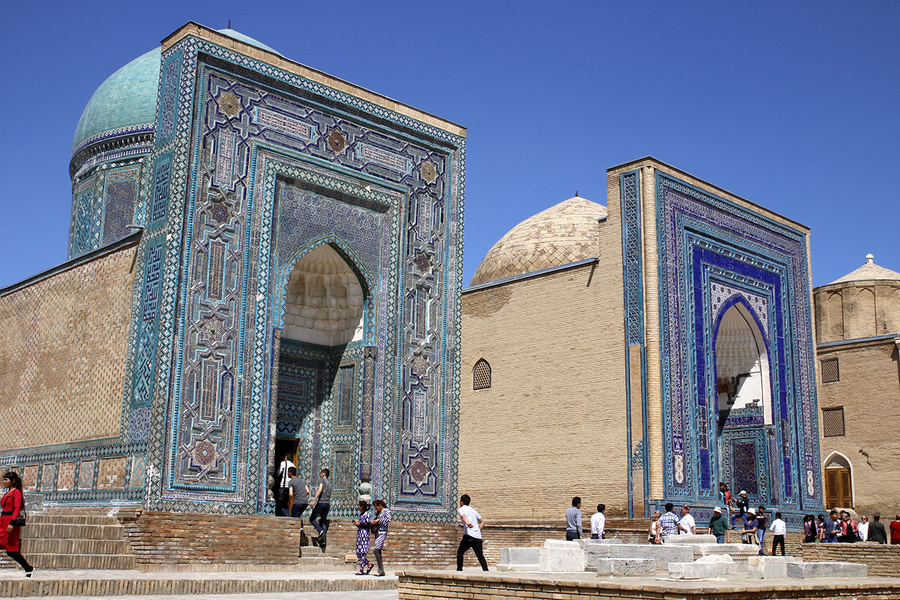 Necropolis de Shah-i-Zinda en Samarcanda Necropolis de Shah-i-Zinda en Samarcanda