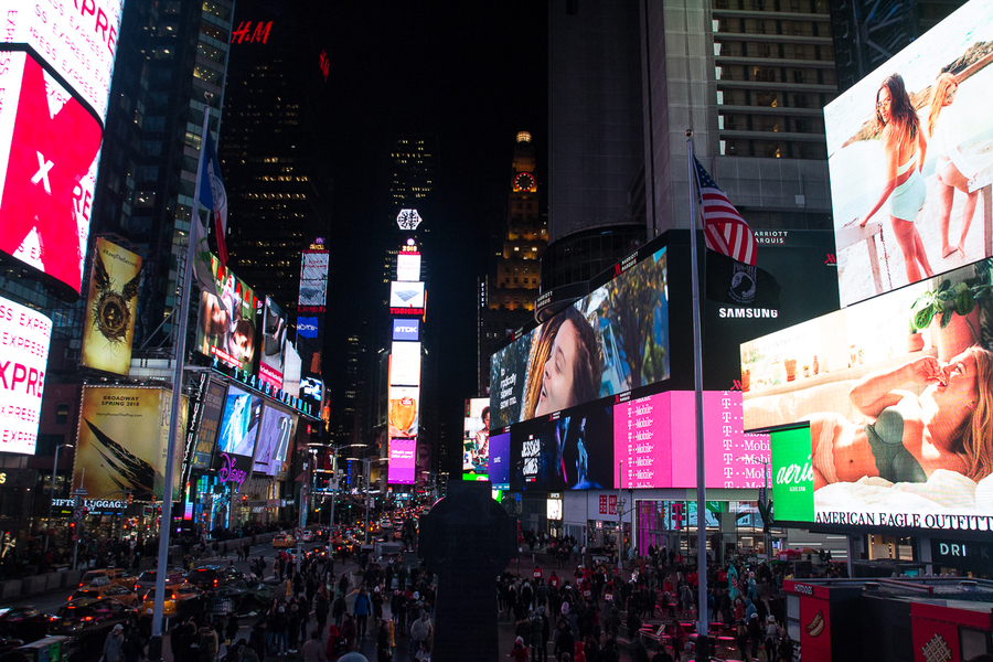 Nueva York Times Square Broadway Nueva York Times Square Broadway