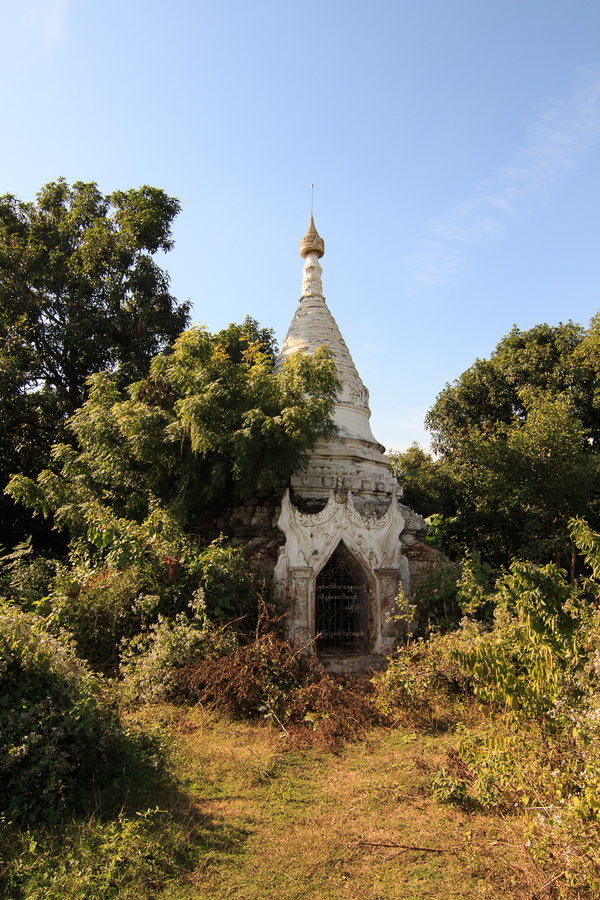 Pagoda entre la maleza Pagoda entre la maleza