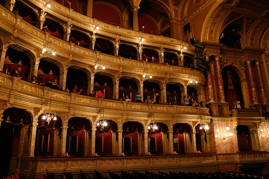 Palcos de la Opera de Budapest