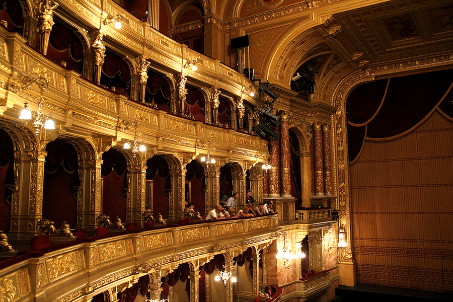 Palcos de la Opera de Budapest Palcos de la Opera de Budapest