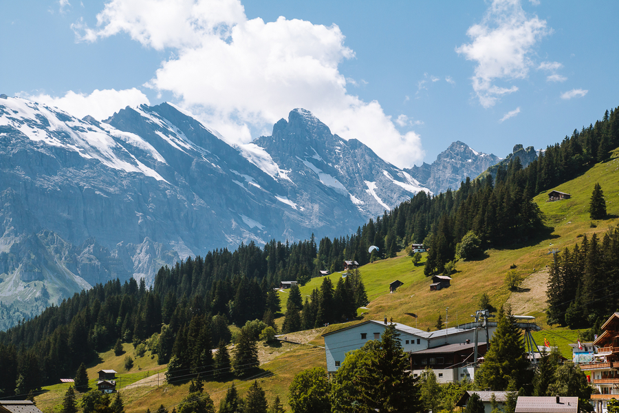 Panoramica del Valle de Lauterbrunnen