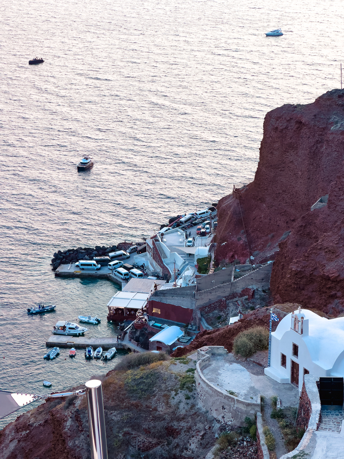 Paseo en Barco en Santorini