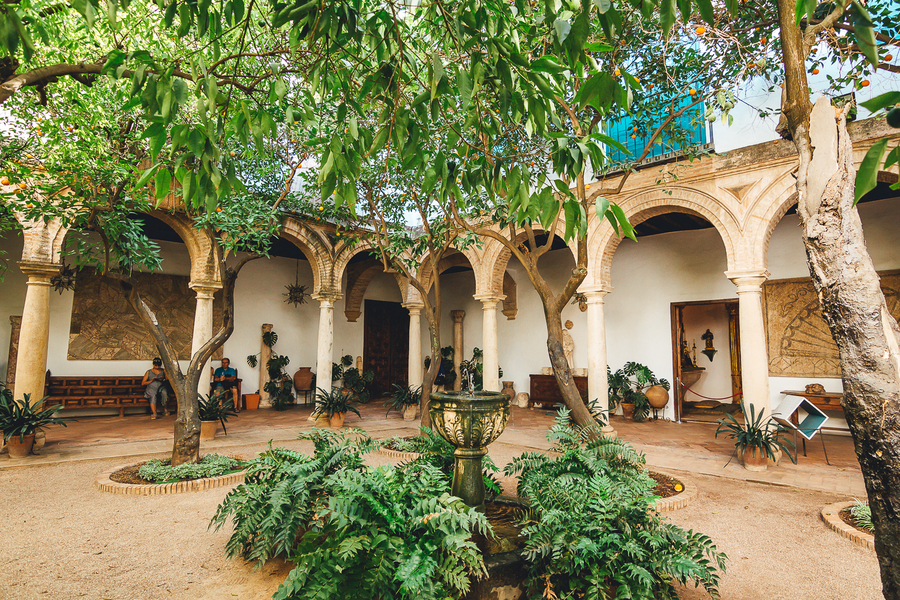 Patio de la Capilla en el palacio de Viana