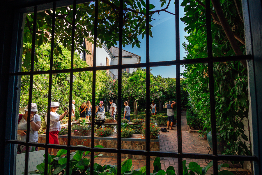 Patio de las Rejas en el Palacio de Viana