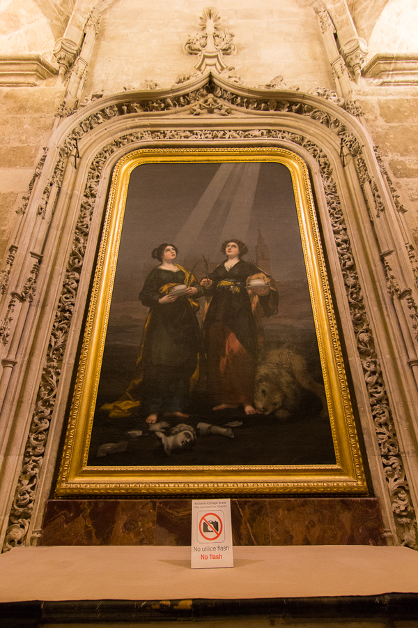 Pintura de Goya en la Catedral de Sevilla
