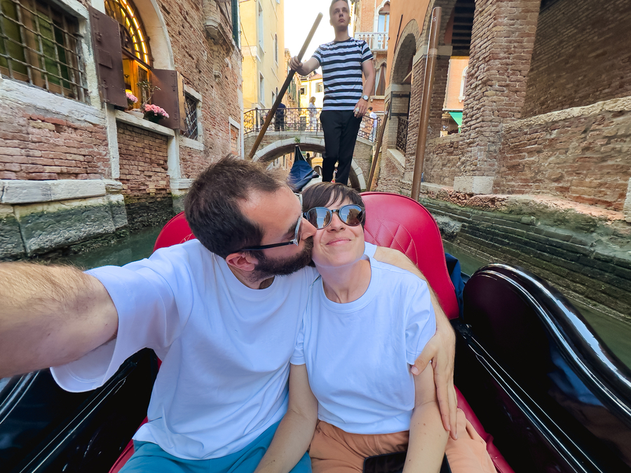 Plan romantico Gondola Venecia