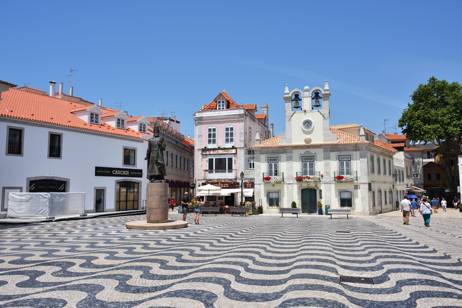 Plaza 5 octubre en Cascais