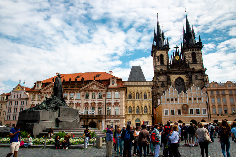 Plaza de la ciudad vieja de Praga