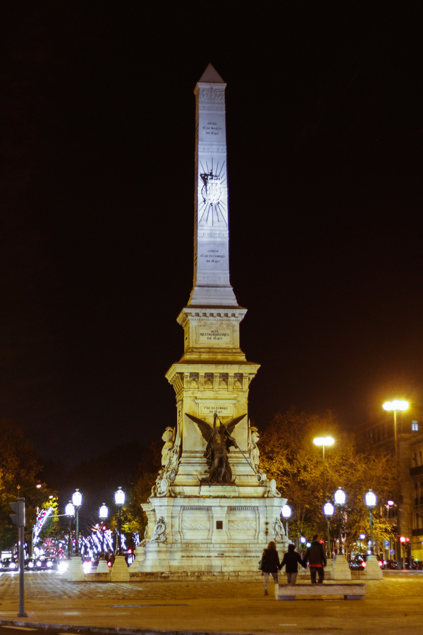 Plaza de los Restauradores en Lisboa