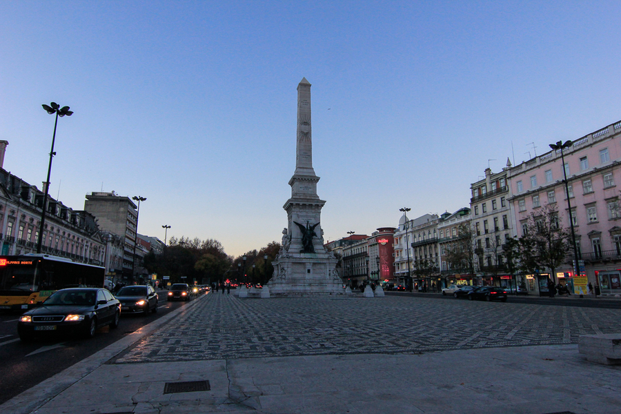 Plaza de los restauradores en Lisboa Plaza de los restauradores en Lisboa