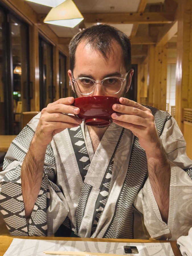 Saboreando el mejor sake de Japón