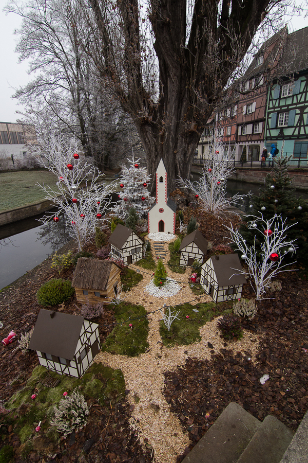 Pueblecito alsaciano en miniatura Pueblecito alsaciano en miniatura