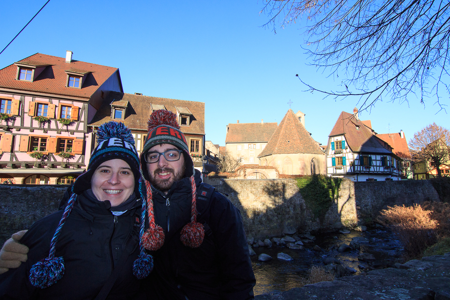 Pueblo de Alsacia - Kayserberg en Francia Pueblo de Alsacia - Kayserberg en Francia