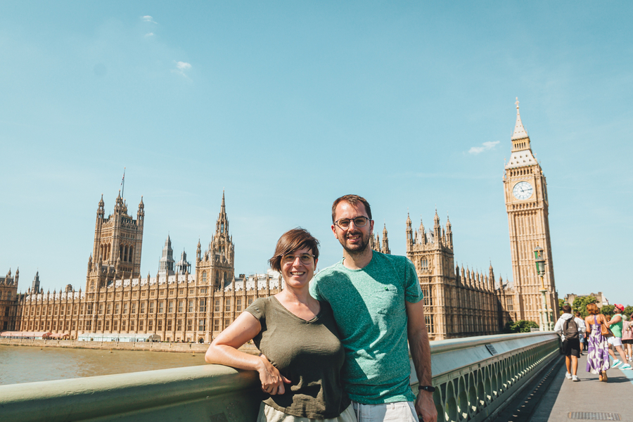 Puente de Westminster, Parlamento y Big Ben