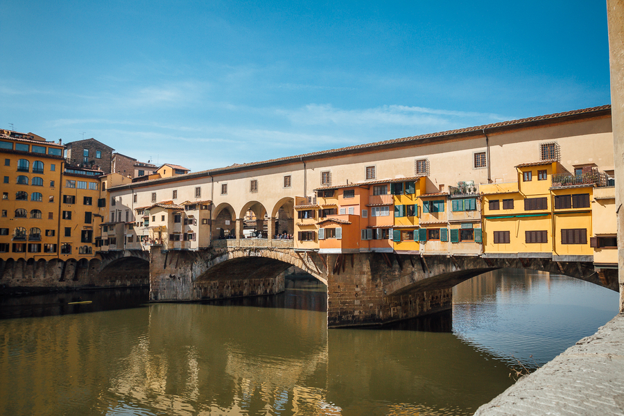 Corredor Vasariano que une Palacio Pitti y Uffizi