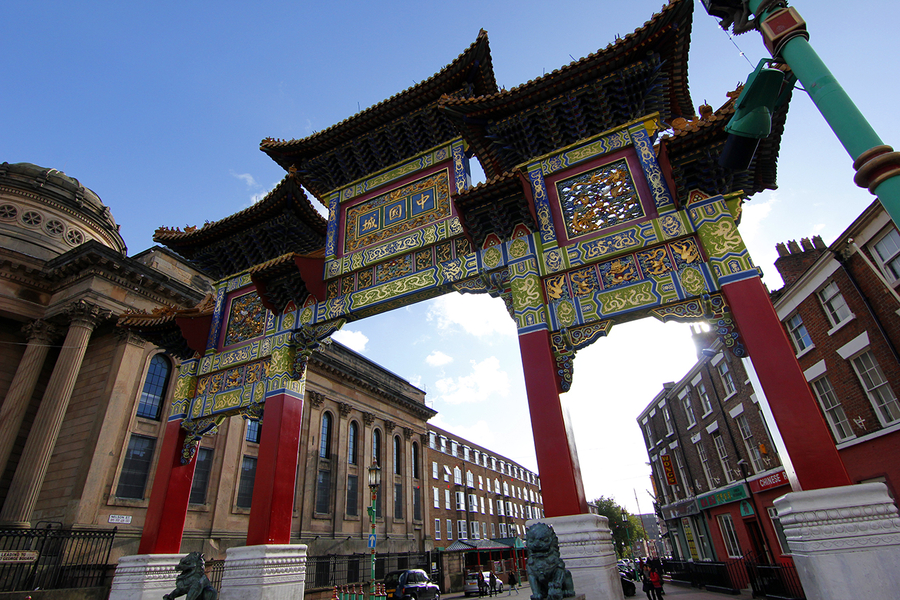 Puerta China en Liverpool