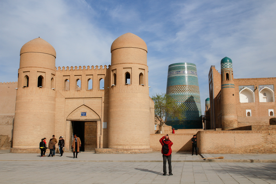 Puerta Oeste del Ichon Qala de Khiva Puerta Oeste del Ichon Qala de Khiva