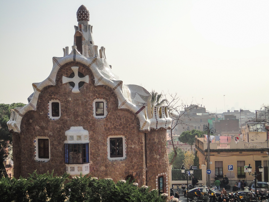 Que hacer en Barcelona - Parc Guell edificio entrada Que hacer en Barcelona - Parc Guell edificio entrada