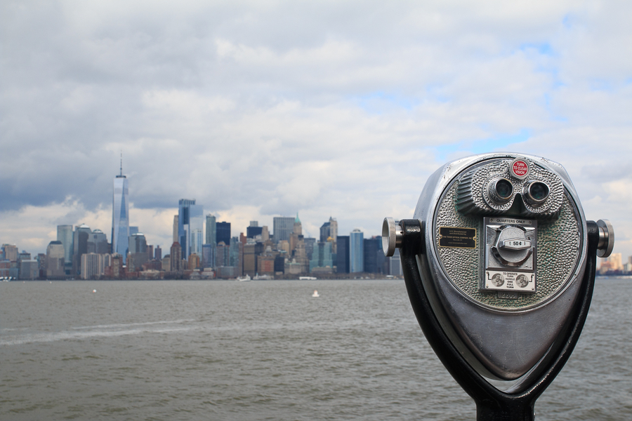 Que hacer en Nueva York - Manhattan desde la estatua de la libertad Que hacer en Nueva York - Manhattan desde la estatua de la libertad