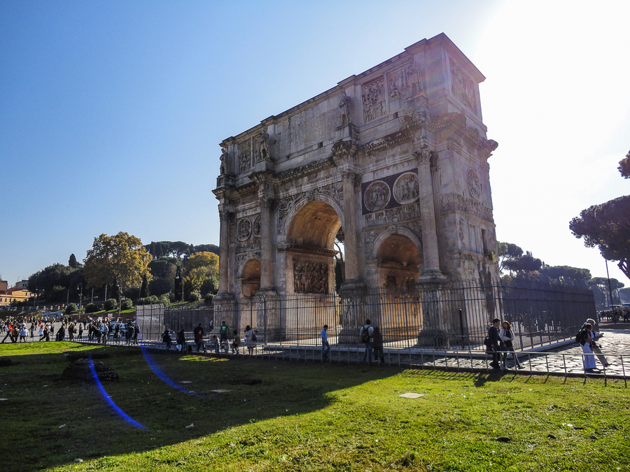 Que hacer en Roma Arco cerca del coliseo