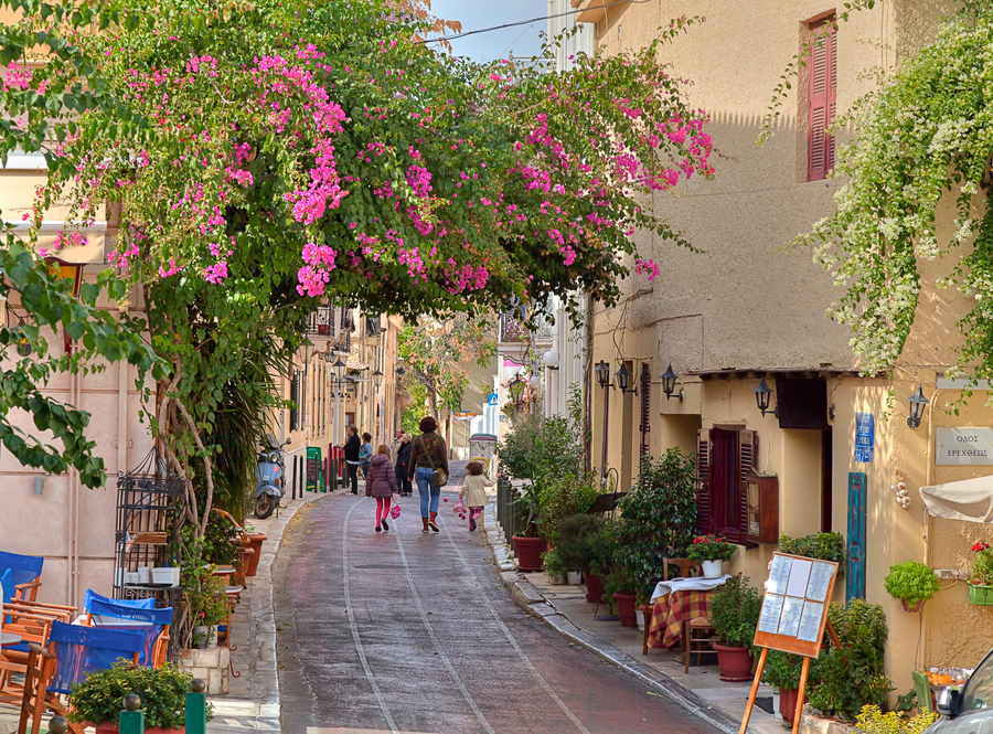 Plaka en un viaje de 4 días por Atenas