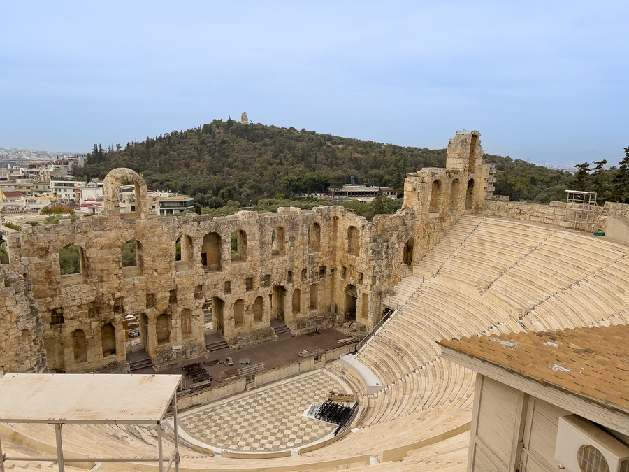 Que ver en Atenas en 3 dias Odeon de Herodes