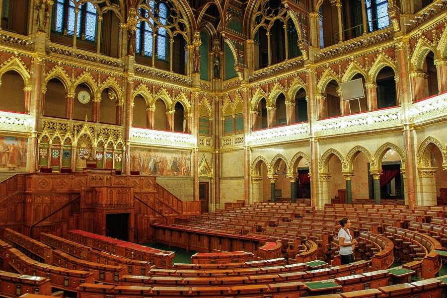 Que ver en Budapest - Interior del parlamento
