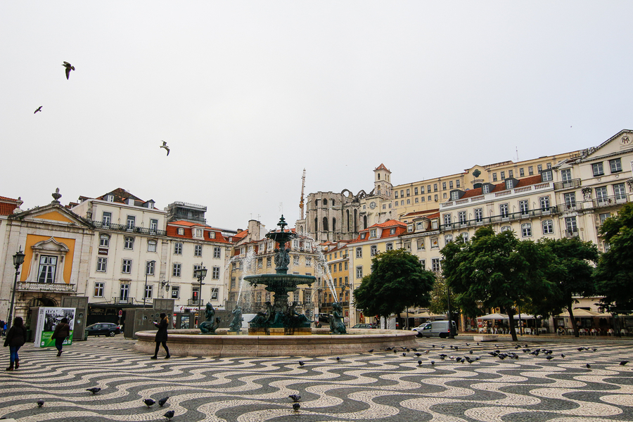 Que ver en Lisboa - Plaza de Rossio Que ver en Lisboa - Plaza de Rossio