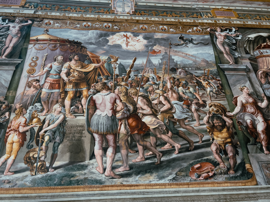 Que ver en los Museos Vaticanos Estancias de Rafael Sala de Constantino