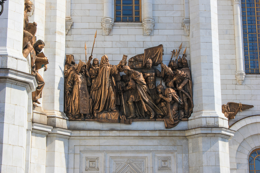 Que ver en Moscu - Escultura en la catedral del Cristo Salvador Que ver en Moscu - Escultura en la catedral del Cristo Salvador