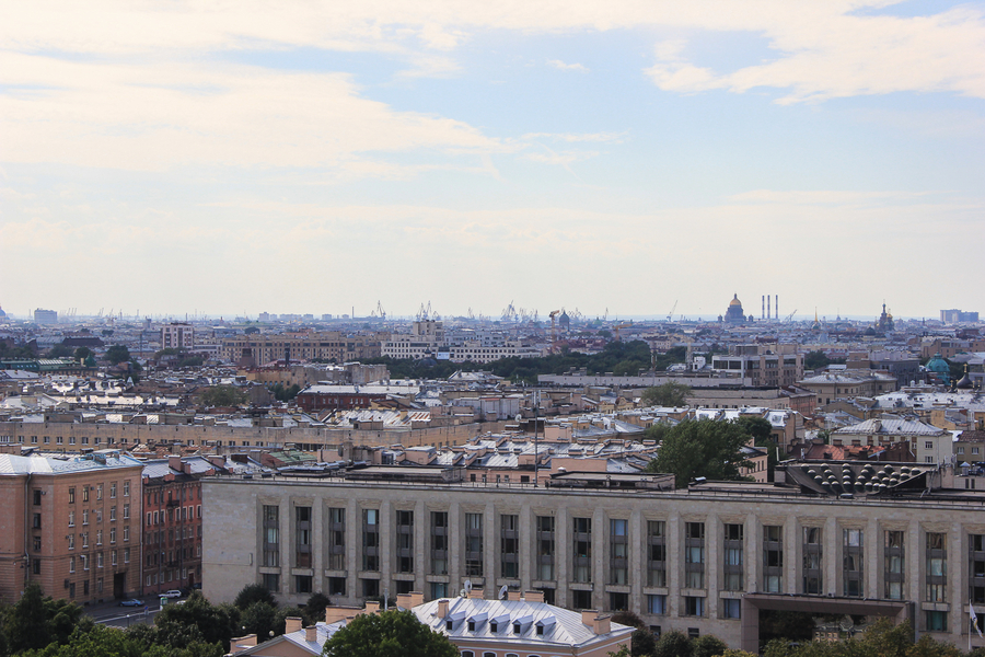 Que ver en San Petersburgo - Vistas desde Smolny Que ver en San Petersburgo - Vistas desde Smolny