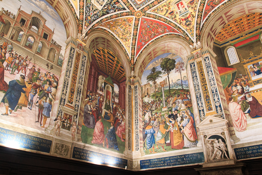 Que ver en Siena Biblioteca Piccolomini Que ver en Siena Biblioteca Piccolomini