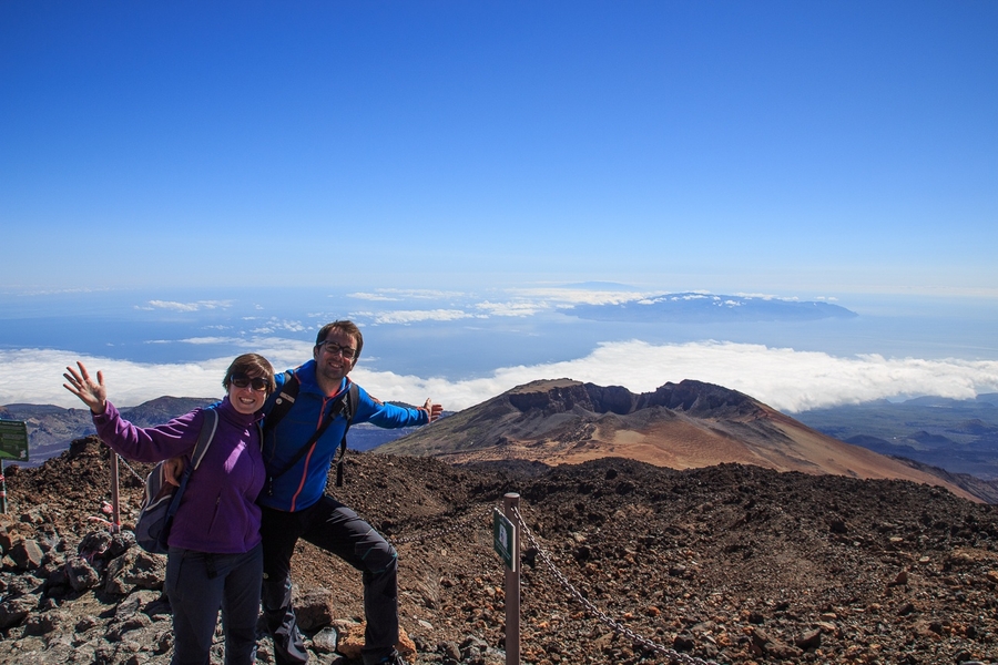 Que ver en Tenerife la Gomera vista desde el Teide Que ver en Tenerife la Gomera vista desde el Teide