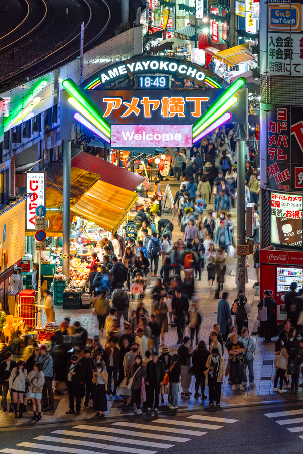 Que ver en Tokio en 7 dias Ameyoko Street