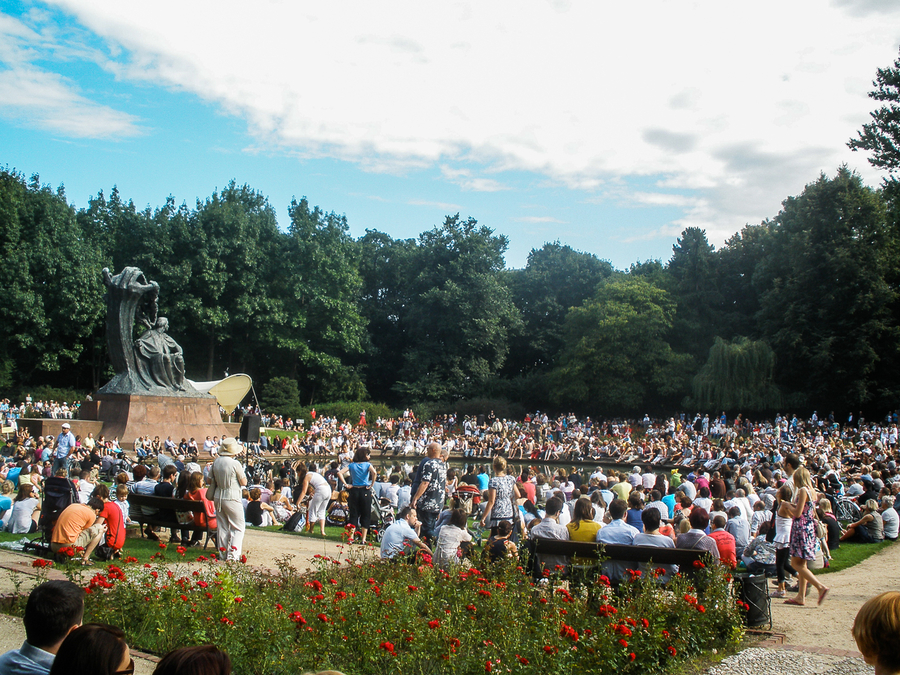 Que ver en Varsovia parque Lazienki concierto Que ver en Varsovia parque Lazienki concierto