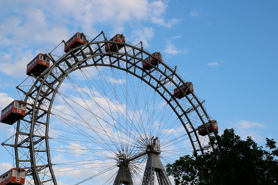 Que ver en Viena - Noria de Madera Prater Que ver en Viena - Noria de Madera Prater