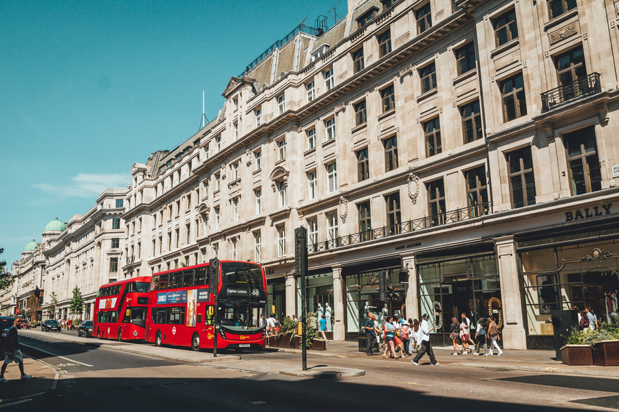 Regent Street en Londres