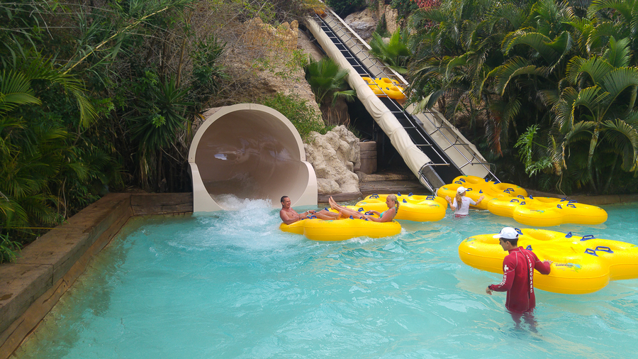 salida del dragon de siam park