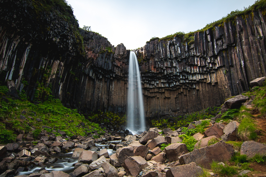 Svartifoss en el Parque Nacional de Skaftafell