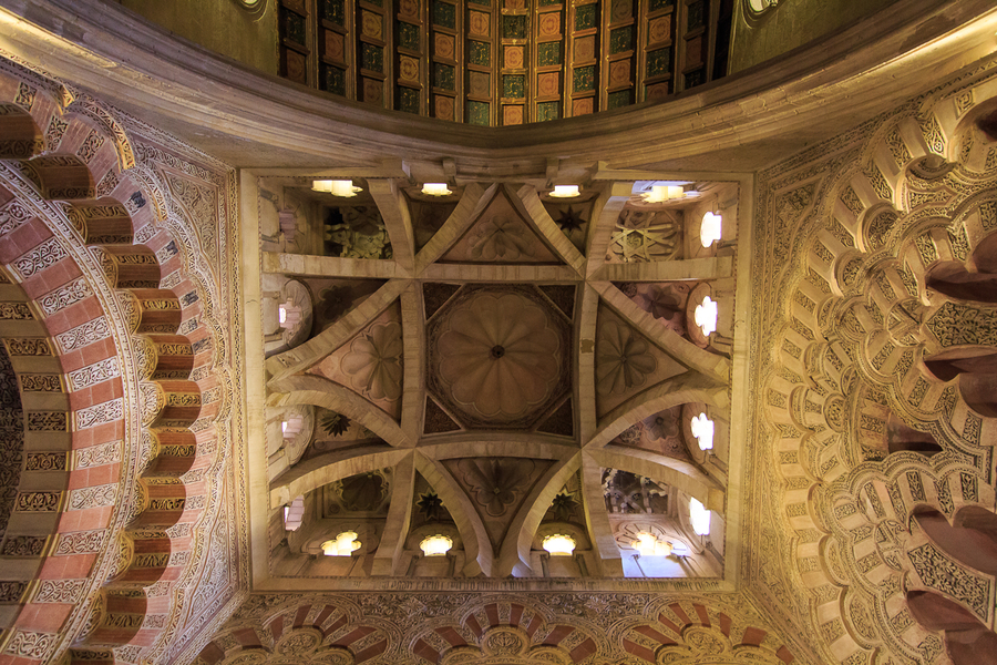 Techos de la mezquita de Cordoba