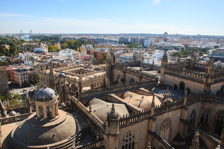 Tejados de la Catedral de Sevilla