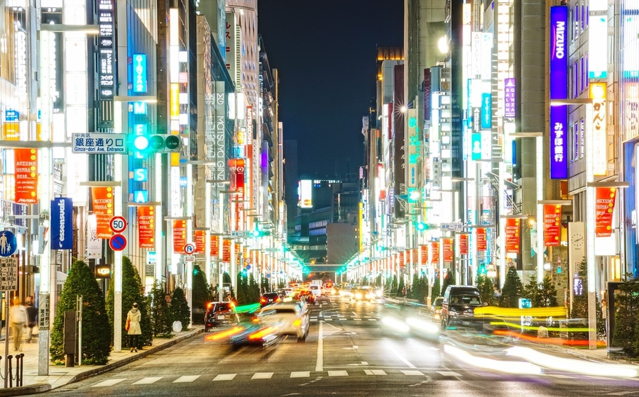 Tokio en 5 dias Barrio de Ginza