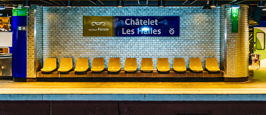 Tren Chatelet les halles paris