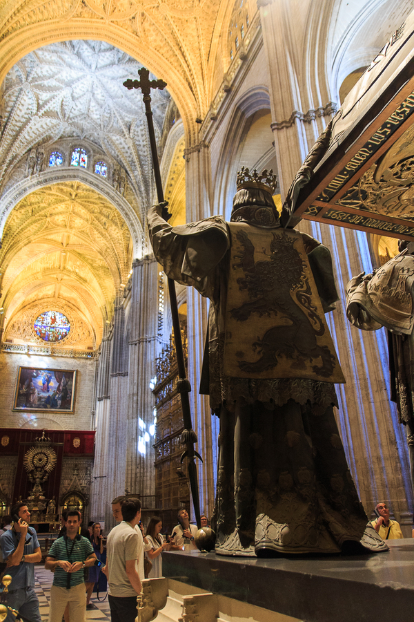 Tumba de Colon en la Catedral de Sevilla