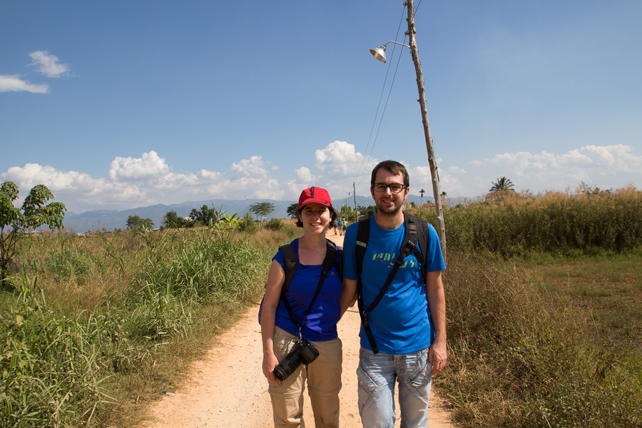 Ultimo dia de trekking casi al llegar Ultimo dia de trekking casi al llegar